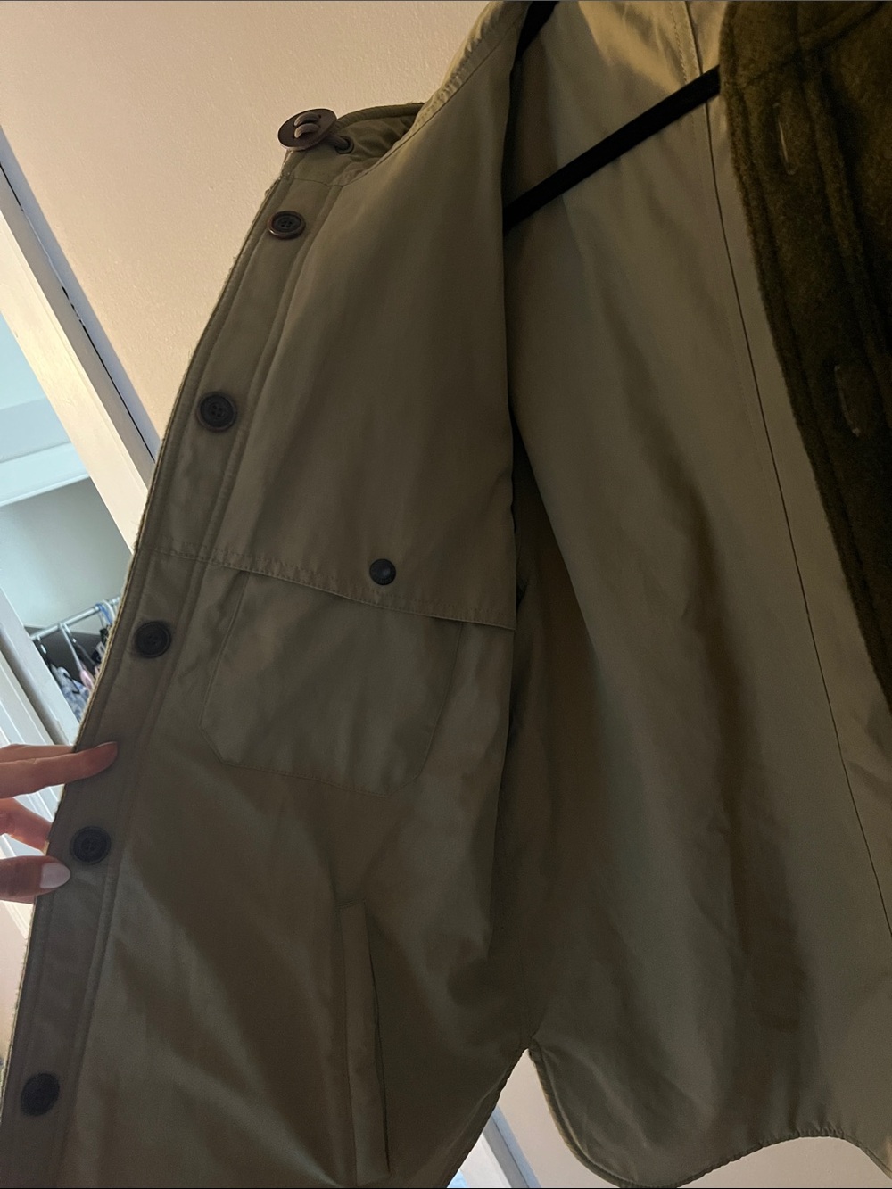 Filson Snohomish Olive Hooded Wool Jacket Sz S Like New Condition! - Picture 6 of 12